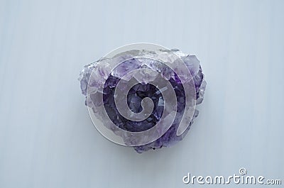 Amethyst stone Stock Photo