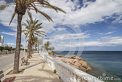 Ametlla de mar,Costa Daurada,Spain. Editorial Stock Photo