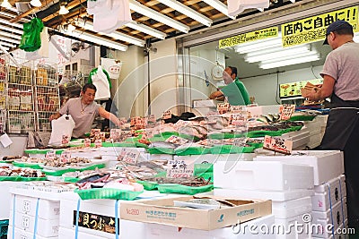 Ameyoko market Editorial Stock Photo