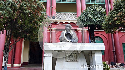 Bust Sculpture Rabindranath Tagore Kolkata Editorial Stock Photo