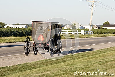 Amish buggy Stock Photo