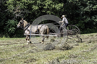 Amish Man Editorial Stock Photo