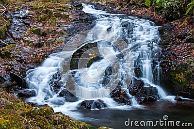 The Amitabha Waterfall Stock Photo