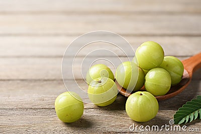 Amla Indian gooseberry fruits Stock Photo
