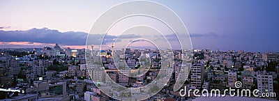 Amman City Background Stock Photo