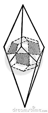 Ammonium Chloride, vintage illustration Vector Illustration