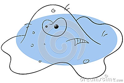 Amoeba Vector Illustration