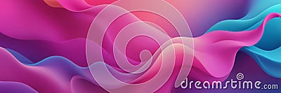 Amorphous Shapes in Fuchsia and Lightskyblue Stock Photo