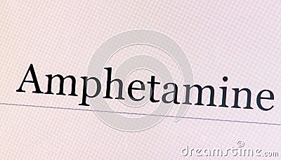 Amphetamine Stock Photo