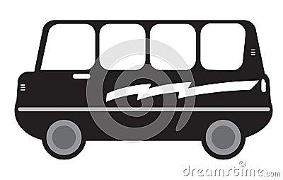 Amphibian bus or land and water touring bus Stock Photo