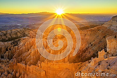 Amphitheater from Inspiration Point, Bryce Canyon National Park Stock Photo