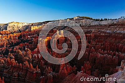 Amphitheater, Inspiration Point, Bryce Canyon National Park, Utah, USA Stock Photo