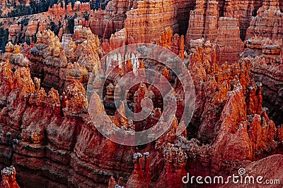 Amphitheater, Inspiration Point, Bryce Canyon National Park, Utah, USA Stock Photo