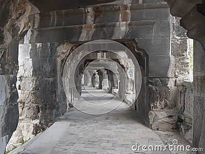 Amphitheatre Arles Stock Photo