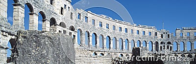 Amphitheatre, Pula Stock Photo