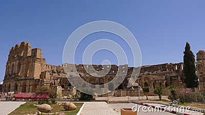 Amphithéâtre D'EL Jem Dans La Ville De Thysdrus, EL Djem, Tunisie