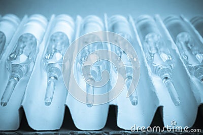Ampoules Stock Photo