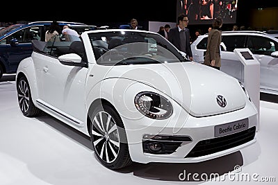 Volkswagen Beetle Cabrio car Editorial Stock Photo