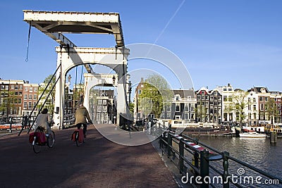 Amsterdam bridge Editorial Stock Photo