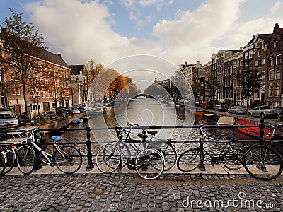 Amsterdam canal Stock Photo