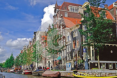 Amsterdam canal Stock Photo