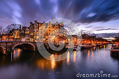 Amsterdam canal Stock Photo