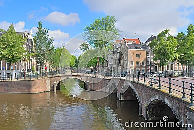 Amsterdam canals Stock Photo