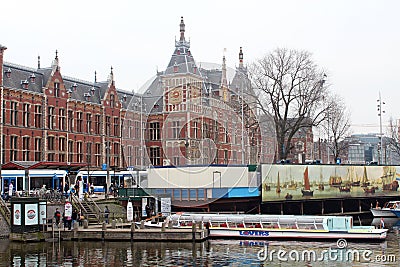 Amsterdam Central Station Centraal Station Editorial Stock Photo