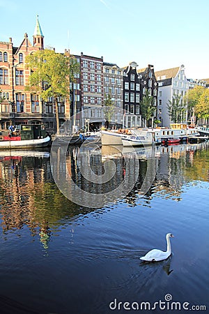 Amsterdam cityscape Stock Photo