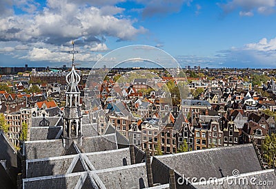 Amsterdam cityscape - Netherlands Stock Photo