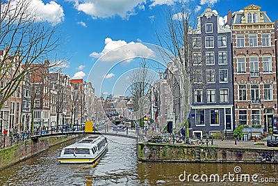 Amsterdam in the Jordaan in the Netherlands Stock Photo