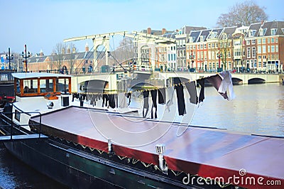 Amsterdam life, Netherlands Stock Photo