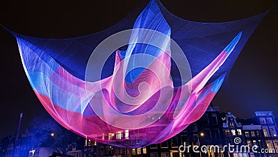 Amsterdam light festival Editorial Stock Photo