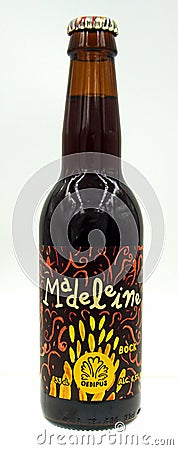 Bottle of Oedipus Madeleine. Editorial Stock Photo