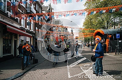 Day of the King, Amsterdam Editorial Stock Photo
