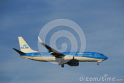 Amsterdam the Netherlands - July 7th 2017: PH-HSD KLM Royal Dutch Airlines Boeing Editorial Stock Photo