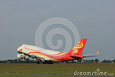 Amsterdam, the Netherlands - June 2nd, 2017: B-2432 Yangtze River Express Editorial Stock Photo