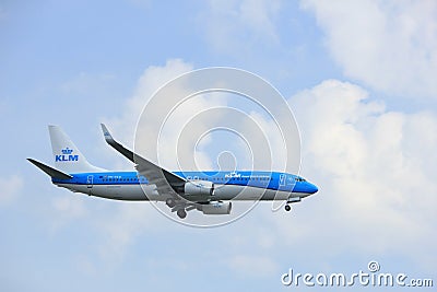 Amsterdam, the Netherlands - March 31st, 2017: PH-HSD KLM Royal Dutch Airlines Editorial Stock Photo