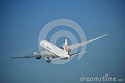 Amsterdam the Netherlands - May 3rd 2018: B-2098 Air China Cargo Boeing 777F Editorial Stock Photo