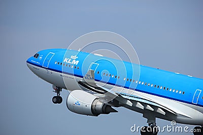 Amsterdam the Netherlands - May 6th, 2017: PH-AOF KLM Royal Dutch Airlines Editorial Stock Photo