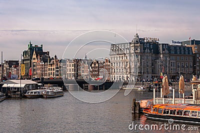 Amsterdam View Editorial Stock Photo