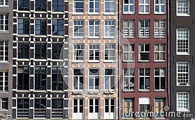 Amsterdam windows Stock Photo
