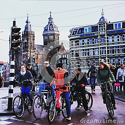 AmsterdamCity Editorial Stock Photo