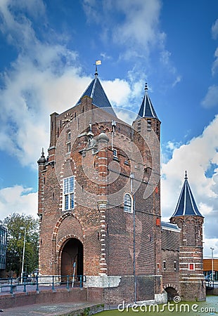 Amsterdamse Poort, Haarlem, Netherlands Stock Photo