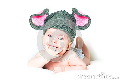 The amusing kid Stock Photo