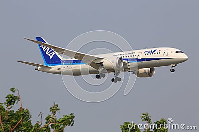 ANA Airliners Editorial Stock Photo