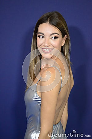 Ana Guerra at the Disney 100 years anniversary Gala show Madrid Spain Editorial Stock Photo