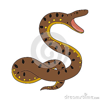 Anaconda Snake illustration vector Vector Illustration