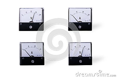 Analog meter Stock Photo