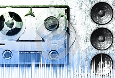 Analog recorder Stock Photo